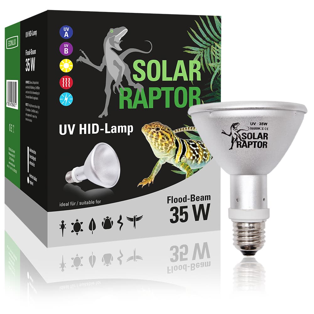 Solar Raptor HID-lampa 35w Flood-beam