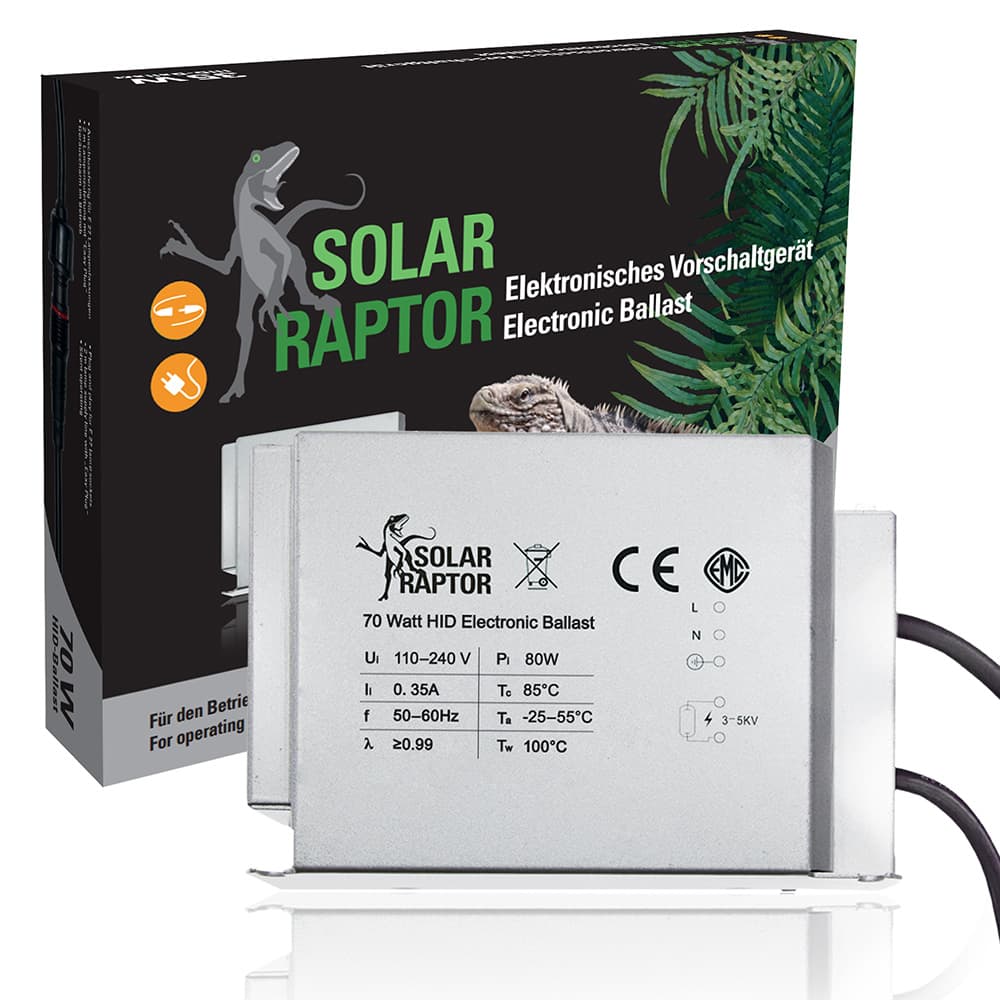 Solar Raptor HID ballast EVG 70W