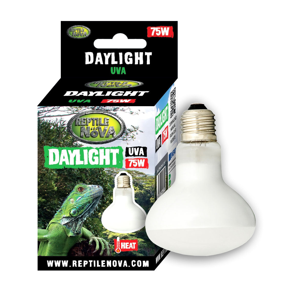 Reptile Nova UVA solar basking floodlight 75W